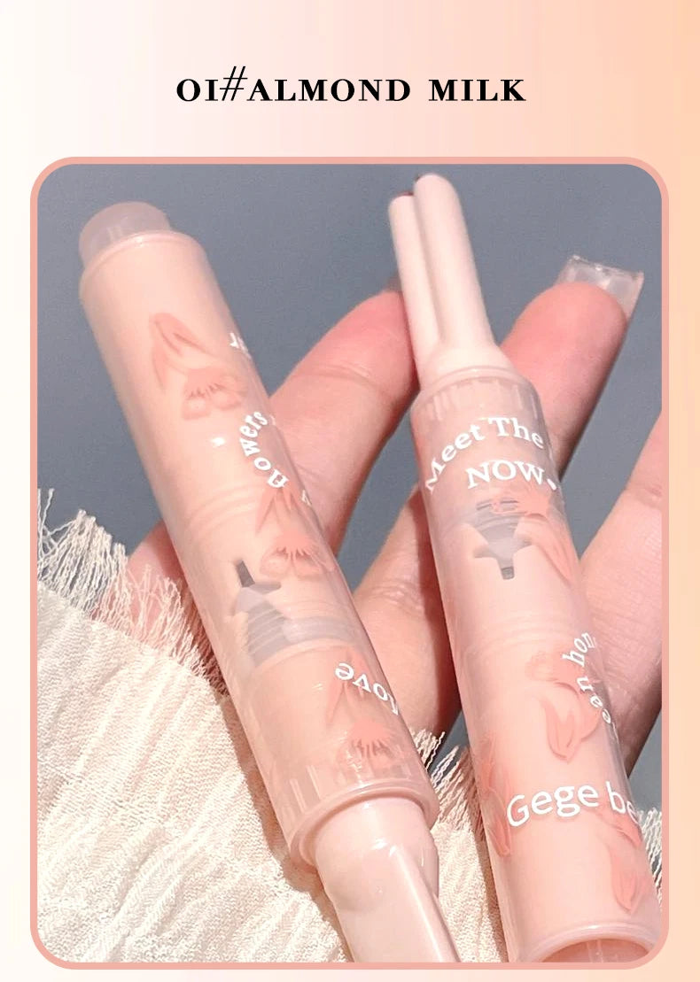 Gege bear flower words honey lipstick moisturizing mirror gloss jelly love lipstick lipstick pen - Seprincess