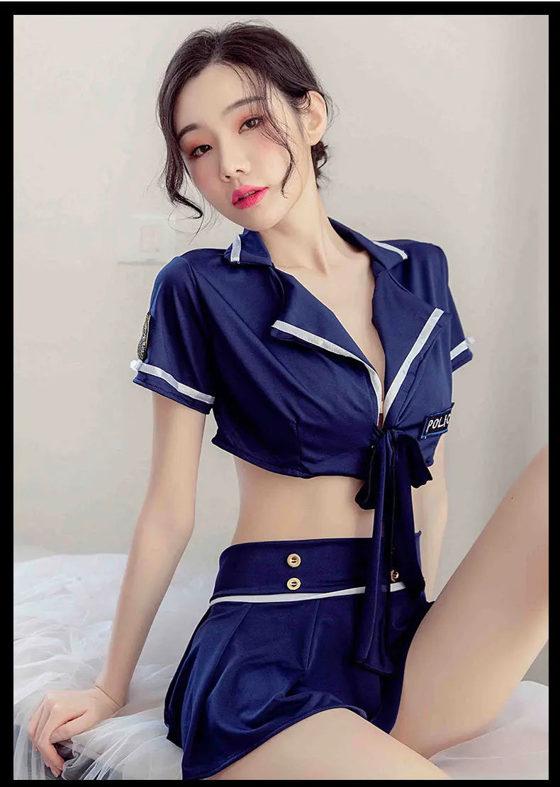 Lingerie Sailor Uniform Temptation Tight Short Style anal sexy lingеrie set sexy womans costume Schoolgirl  sexy cosplay woman - Seprincess