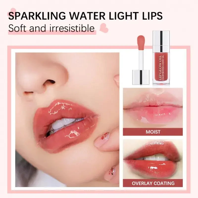 Crystal Jelly Moisturizing Lip Oil Sheglam Lip Tint Lip Gloss Makeup Sexy Lip Stain Serum Treatment Lip Coat Lipstick Cosmetics - Seprincess