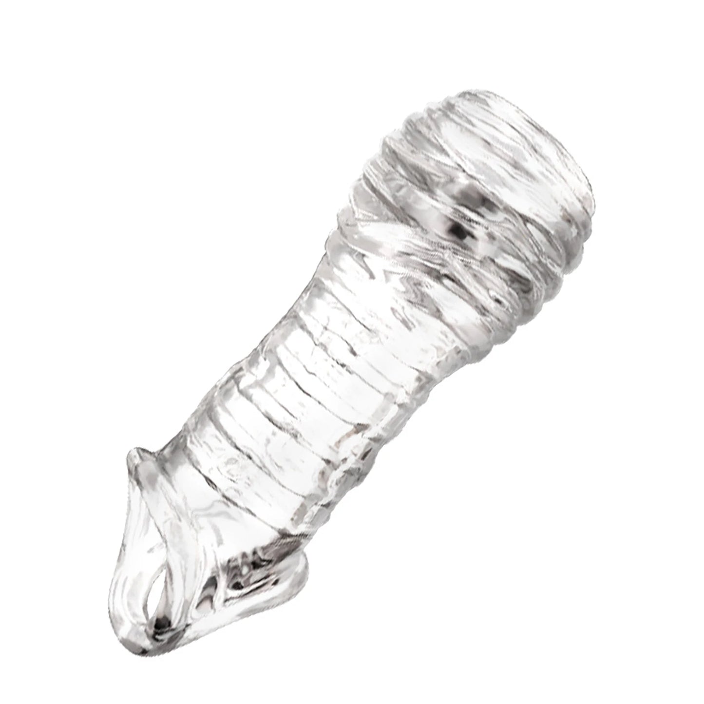 Penis Enlarge Sex Toys Reusable Condom Nonperishable Transparency For Men Delay Ejaculation Vaginal Stimulated Cock Penis Sleeve - Seprincess