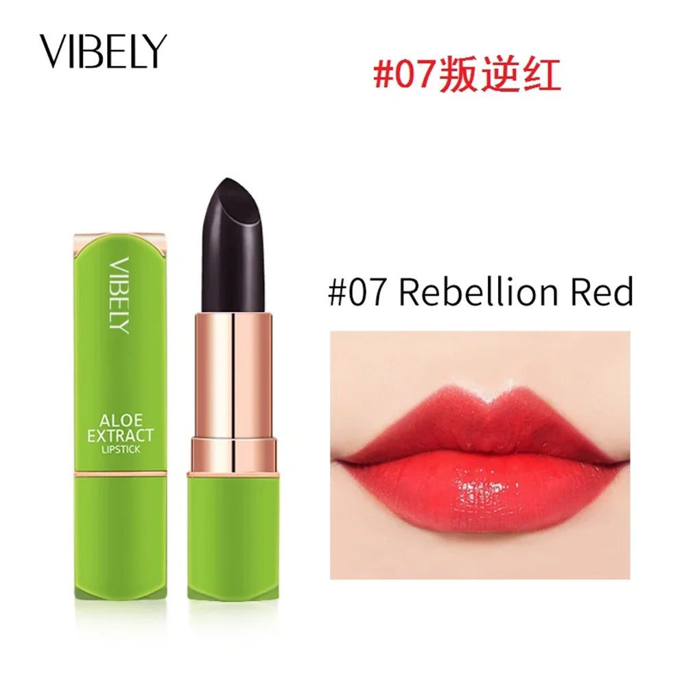 VIBELY New Mood Changing Lip Balm 7 Color Color Natural Aloe Vera Lipstick Long Lasting Moisturizing Makeup Cosmetics for Women - Seprincess