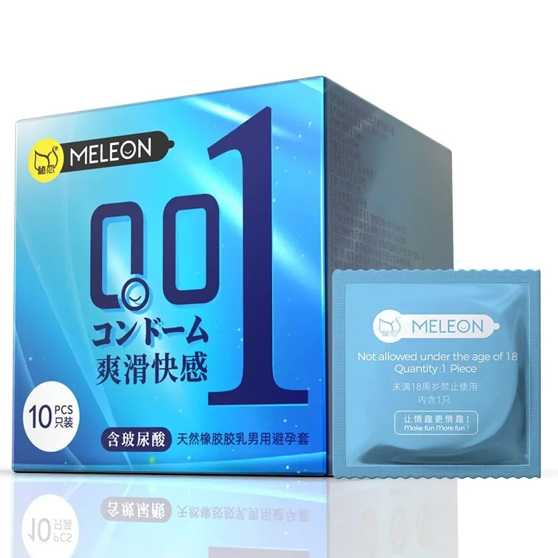 OLO 0.01 Ultra Thin Condoms For Men Long Sex Ejaculation Delay Ice Hot Feeling Latex Condom Penis Sleeve Sex Toys For Adults 18