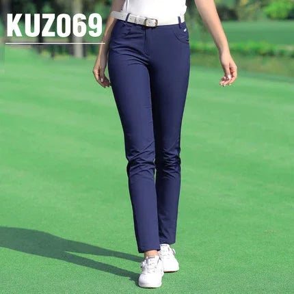 PGM Golf Trouser Ladies Slim Golf Long Pants Women Quick Dry Tight Pant Breathable Elastic Sports Trousers Casual Bottoms XS-3XL