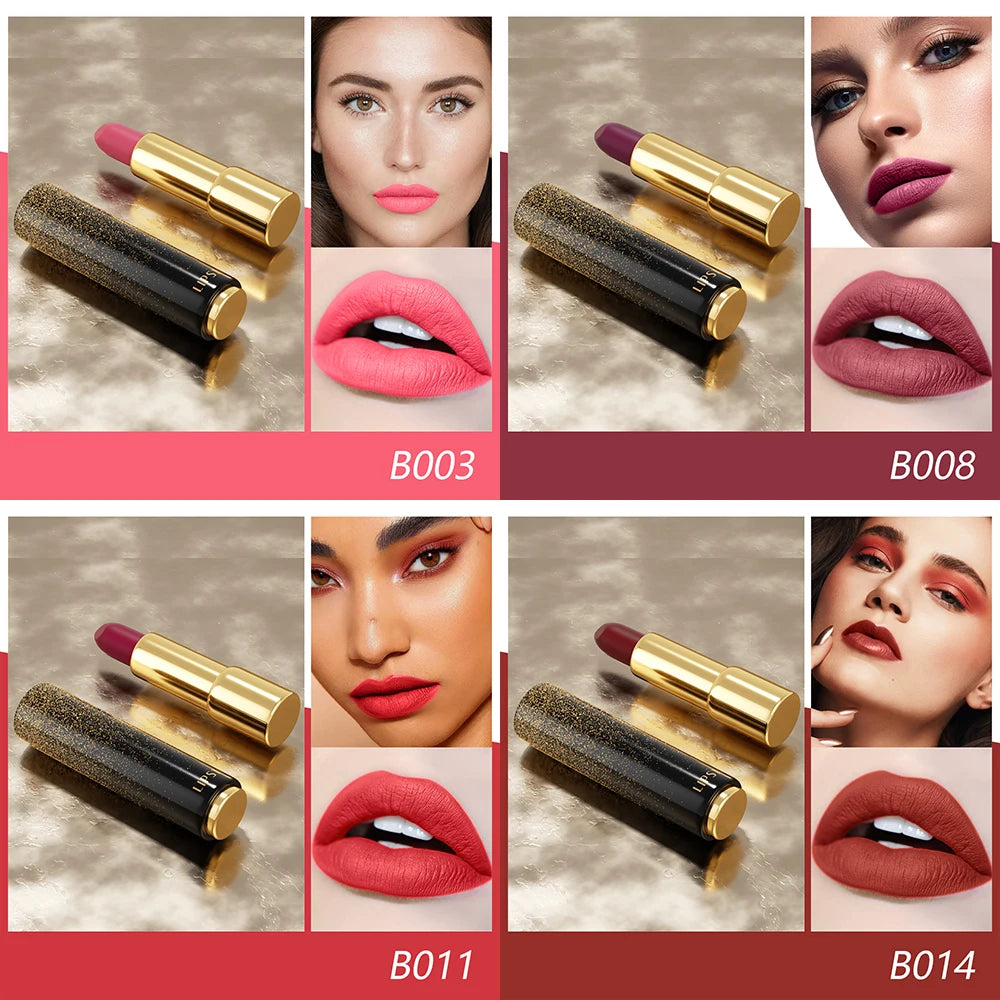 Classic Korean Matte Velvet Lipstick Waterproof Long Lasting Soft Red Matte Lipstick Matt Vintage for Girls Makeup - Seprincess