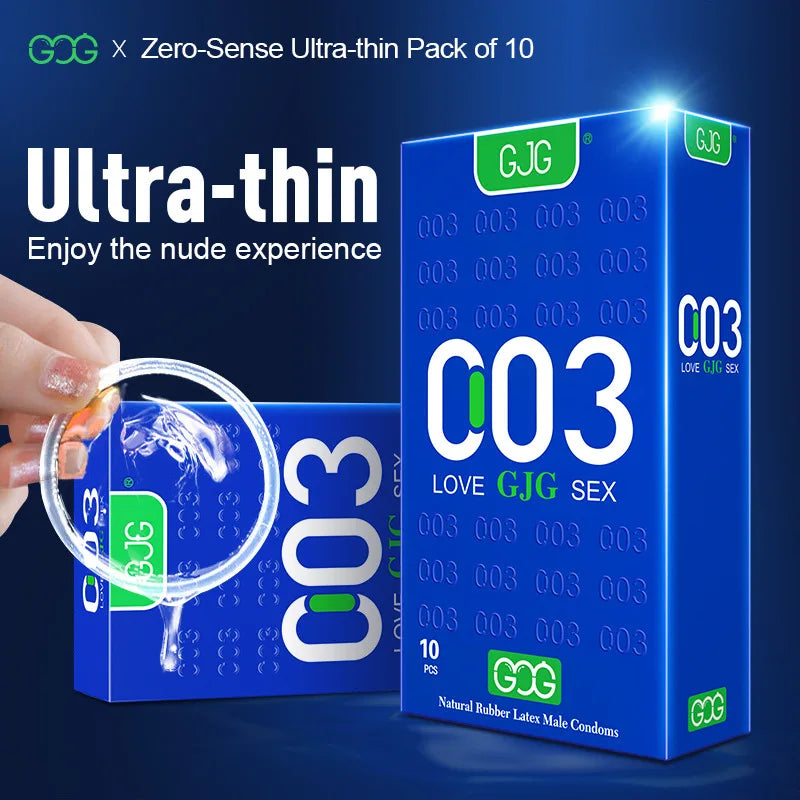 30pcs Ultra Thin Condoms for Men Sex Ejaculation  Natural Latex Rubber 56mm Penis Sleeve Vaginal Massage Sex Toys for Adults 18 - Seprincess