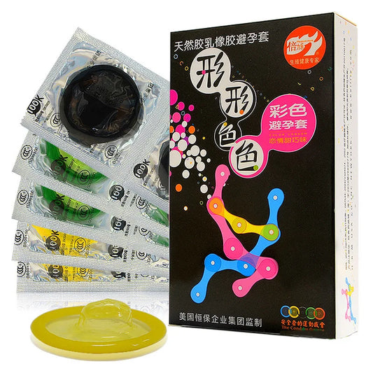 Fragrance Condoms 10PCS Large Lubrication Smooth Sex Toys Delay Ejaculation Contraception Sexshop Sensitive Condom for Men 18+ - Seprincess