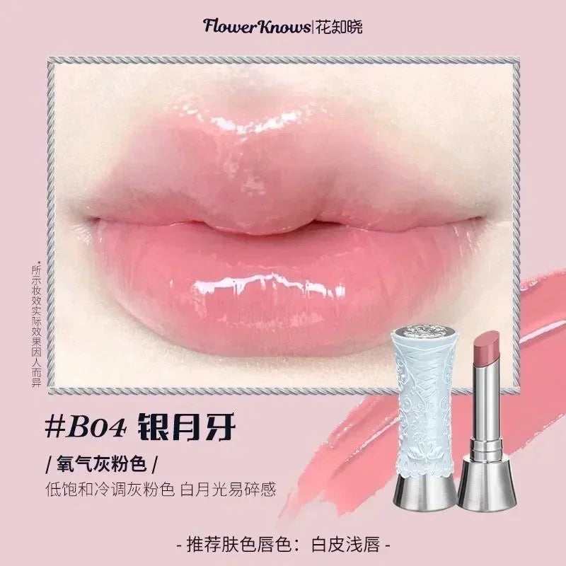 Flower Knows Swan Ballet Little Angel Collection Lipstick Velvet Matte Waterproof Lip Stick Vegan Long Lasting Lip Gloss Korean