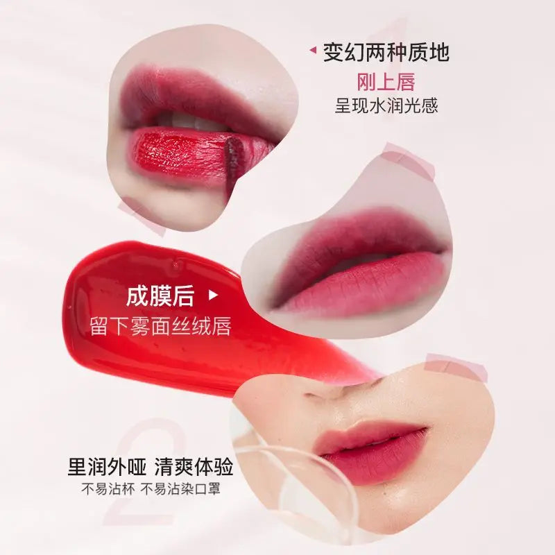 INTO YOU Beauty Water Mist Lip Glaze Lasting Non-stick Cup Matte Mousse Lipstick Natural Nude Color Sexy Lips Makeup Maquiagem - Seprincess