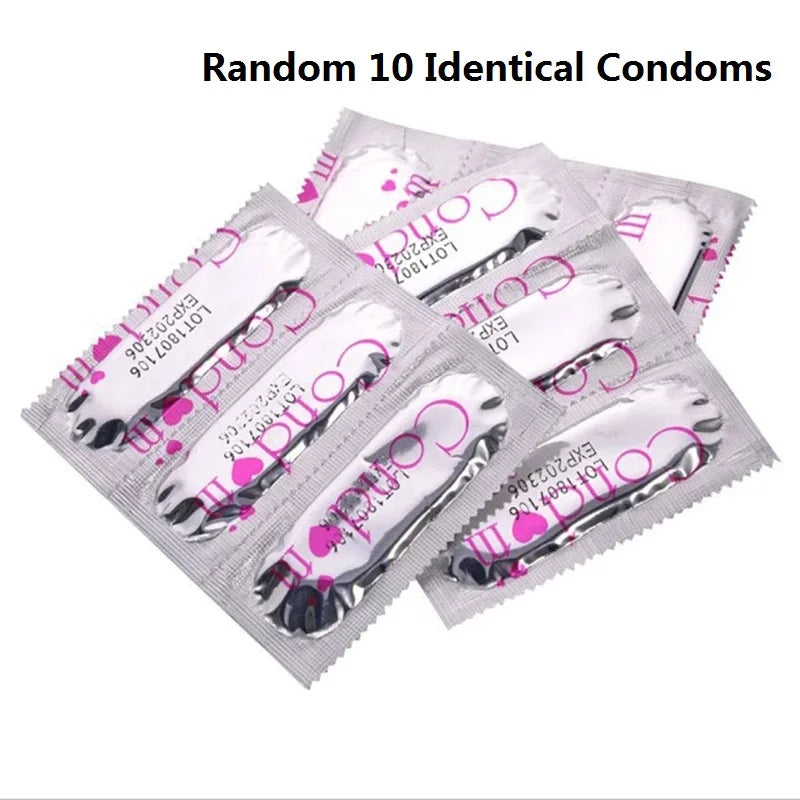 Random Condoms  Adult Large Oil Ultra Thin Condom Smooth Lubricated Condoms for Men Contraception Intimate Erotic - Seprincess