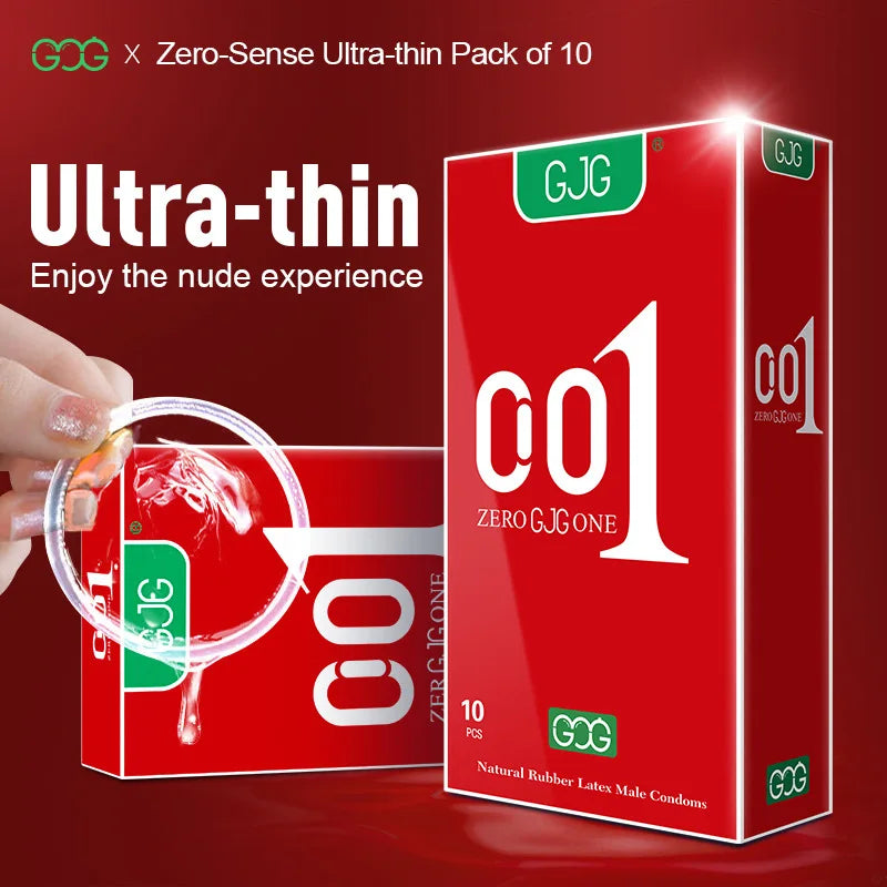 30pcs Ultra Thin Condoms for Men Sex Ejaculation  Natural Latex Rubber 56mm Penis Sleeve Vaginal Massage Sex Toys for Adults 18 - Seprincess