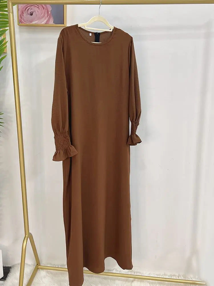 Ramadan Abaya Dubai Kaftan Muslim Long Dress Turkey Abayas For Prayer Islamic Clothing Women Robe Longue Femme Musulmane - Seprincess