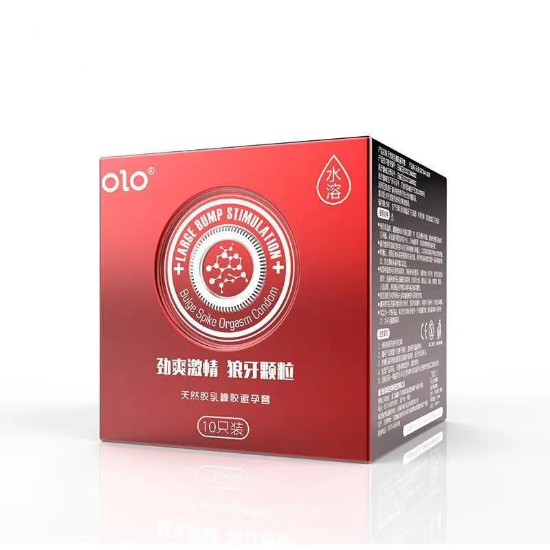 OLO Ultrathin Condoms 0.01 Zero Feeling 10PCS Penis Sleeve for Man Hyaluronic Acids Ejaculation Delay Condoms Adults Sex Toy 18+ - Seprincess