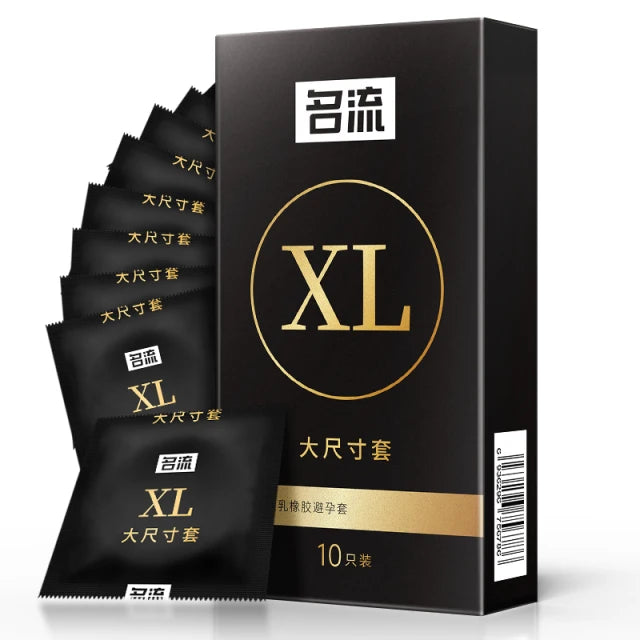 10pcs MingLiu Condoms Natural Latex Penis Sleeve Intimate Goods Sex Products Delay Time Condones Contraception For Men Sex Toys - Seprincess