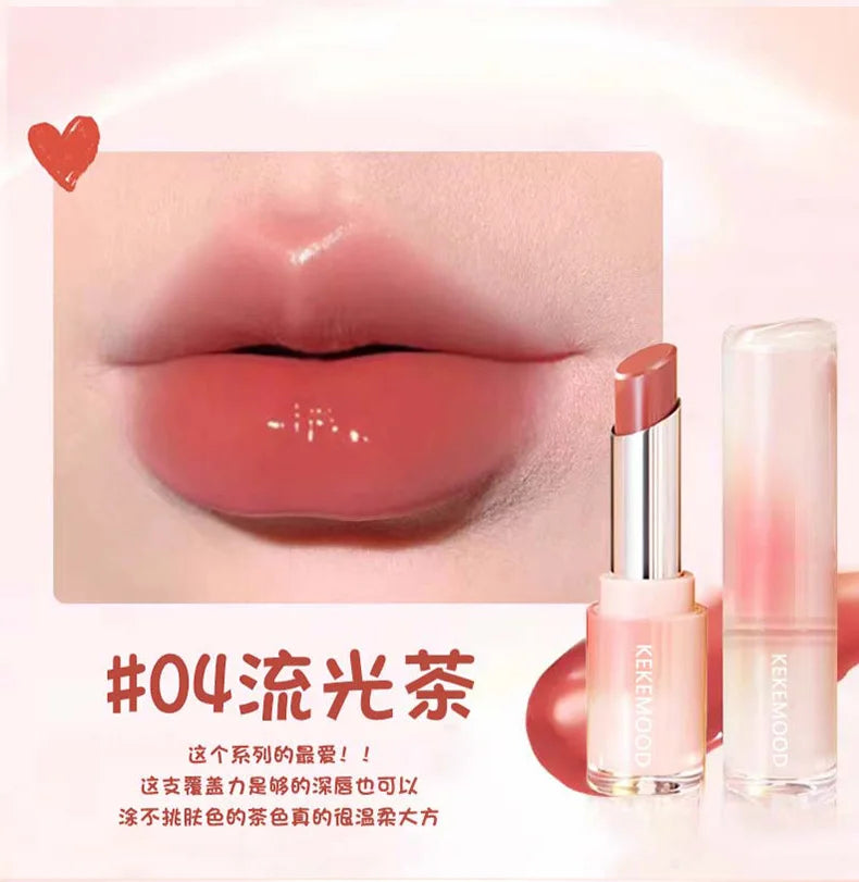 Kekemood Lingguang Lipstick Water Light Lipstick Mirror Moisturizing Female Whitening Lip Balm - Seprincess