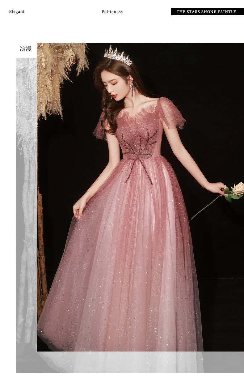 Sharon Happy Evening Dresses 2024 Luxury Dress for Weddings Elegant Formal Dresses Woman Wedding Party Dress Es Ball Gowns Gala - Seprincess