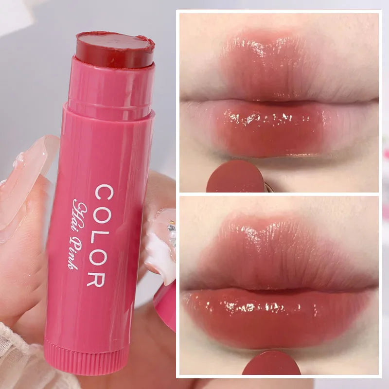 Rose Tea Lip Balm Lipstick Moisturizing Anti-dry Lip Care Cosmetics Anti-cracking Lipstick Colored Hydrating Lip Tinted Makeup - Seprincess