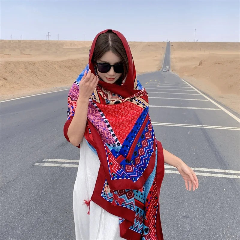 17 Styles 90x180cm Travel Beach Sunscreen Scarve Bikini Large Shawl Sarong Wrap Scarf Women Brazilian Swimsuit Bathing Cover-ups