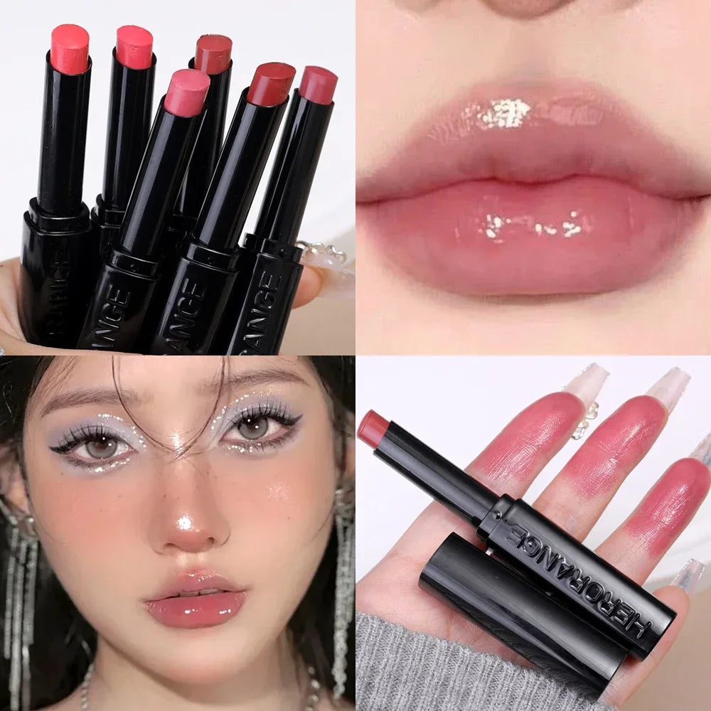 Jelly Mirror Lipstick Makeup Waterproof Non-stick Cup Solid Lip Gloss Clear Lasting Moisturizing Lipstick Pen Korean Cosmetics - Seprincess