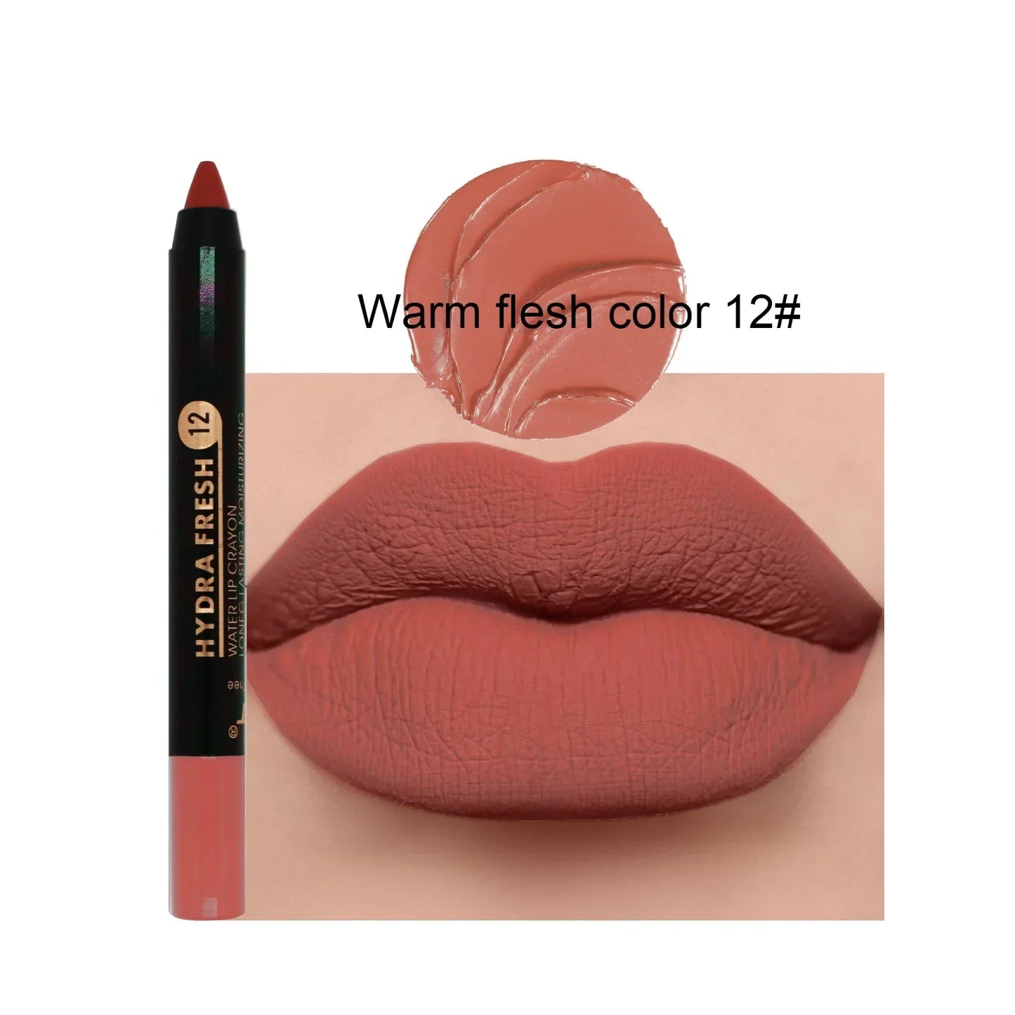 1PC Velvet Matte Lipstick Long Lasting Waterproof Sexy Lipbalm Non-Stick Lip Tint Lip Pencil Makeup Cosmetics for Women - Seprincess