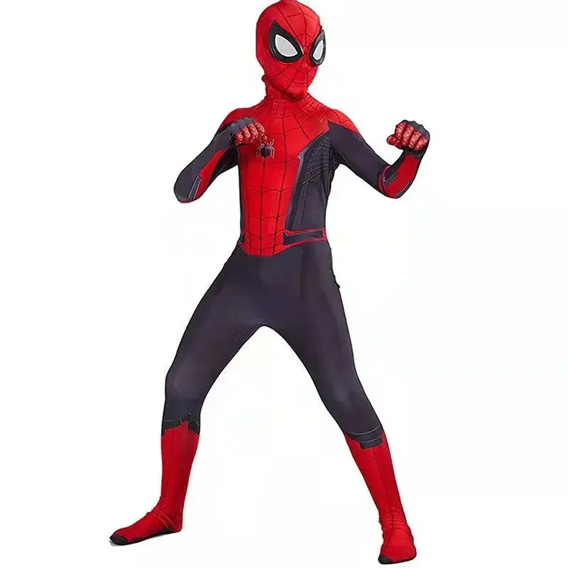 High Quality Superhero Spidermans Costume Bodysuit For Adult Spandex Zentai Halloween Party Cosplay Jumpsuit 3D Style - Seprincess