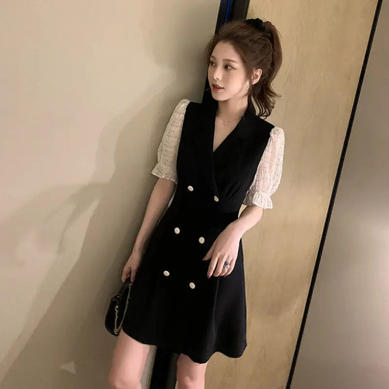 Clothes Mesh Dresses for Women 2024 Formal Occasion Blazer Holiday Woman Dress New Features of In Hot Fashion Sensual Sexy Loose - Seprincess