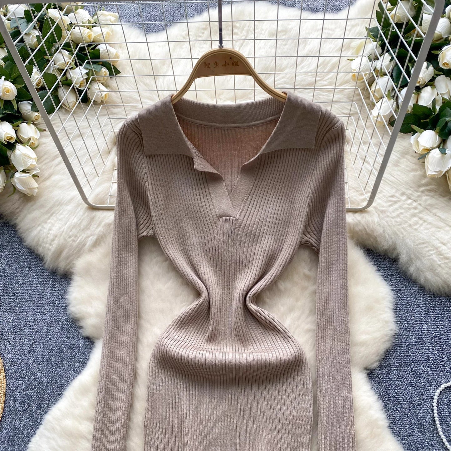 SINGREINY French Vintage Sweater Dress 2024 Ladies Lapel Long Sleeves Autumn Fashion Solid Basics Bodycon Knitted Long Dress