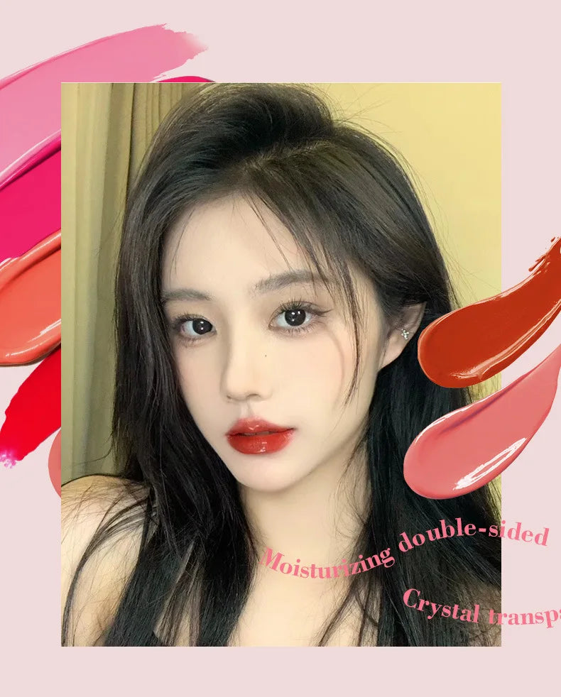 PINK COCO Mirror Water Lip Gloss Lip Glaze Moisturizing Liquid Lipstick Clear Tint Makeup Korean Lip Balm Women Cosmetics - Seprincess