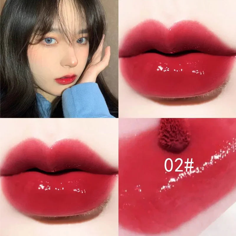 14 Colors Glitter Lip Gloss Moisturizing Non Sticky Cup Jelly Liquid Lipstick Lasting Sexy Cherry Red Pink Lip Tint Lips Makeup - Seprincess