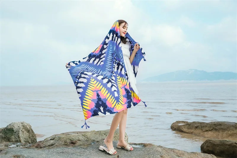 90x185cm  Printing Process Twill Summer Suncare Beach Dress Bikini Sarong Wrap Scarf Women Brazilian Swimsuit Bathing Cover-ups