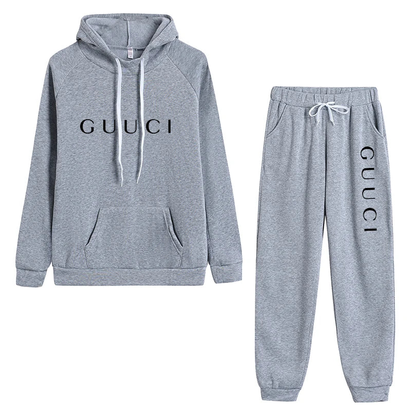 Woman Tracksuit Two Piece Set Winter Warm Hoodies Pants Pullovers Sweatshirts Female Jogging Woman Clothing Sports Suit Outfits - Seprincess