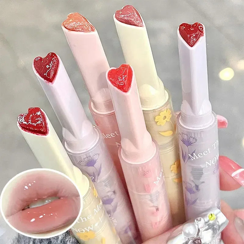 Florettes Jelly Love Lipstick Flower Knows Water Gloss Lip Gloss Non-stick Cup Mirror Lip Tint Cheap Korean Make-up Wholesale - Seprincess