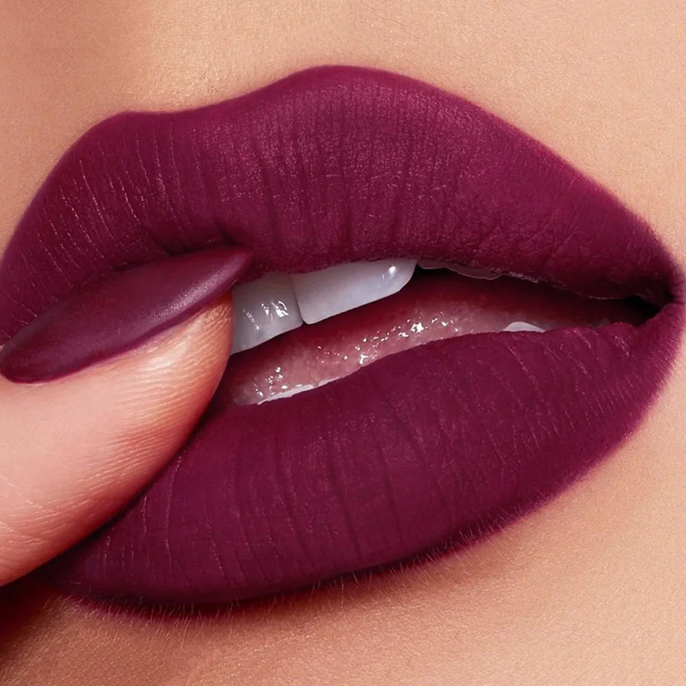 Matte Lipstick Long Lasting Women Waterproof Velvet Non-stick Cup Lip Stick New Beauty Cheap Very Cosmetics Makeup Wholesale - Seprincess