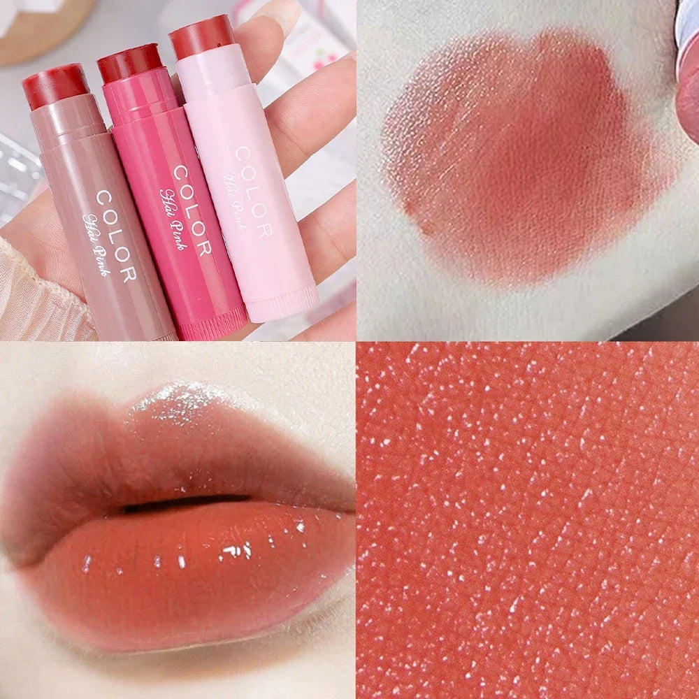 Rose Tea Lip Balm Lipstick Moisturizing Anti-dry Lip Care Cosmetics Anti-cracking Lipstick Colored Hydrating Lip Tinted Makeup - Seprincess