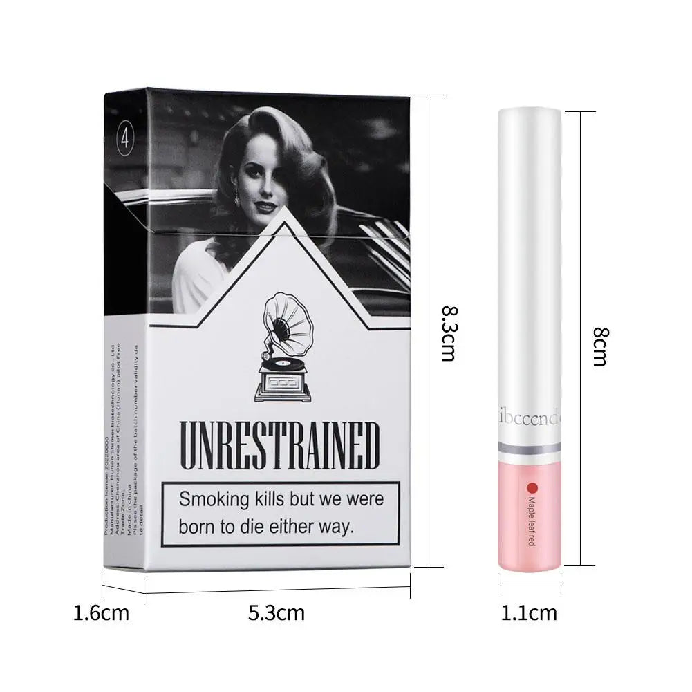 4 Colors Cigarette Lipstick Set Matte Lip Gloss Long Lasting Lip Glaze Waterproof Lip Stick Tube Nude Lip Tint Makeup Cosmetics - Seprincess