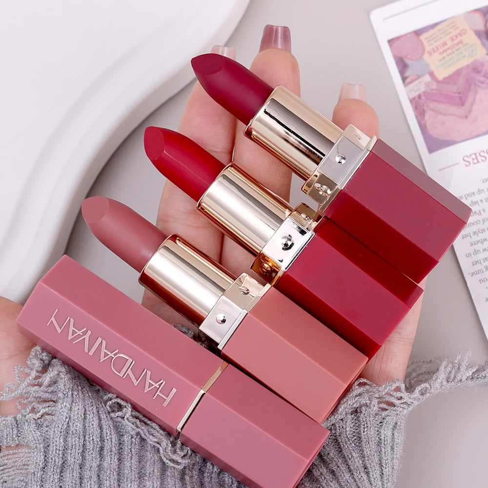 6 Colors Matte Lipstick Waterproof Velvet Nude Pink Lip Stick Pen Lasting Non-stick Cup Red Lip Glaze Sexy Lips Makeup Cosmetics - Seprincess