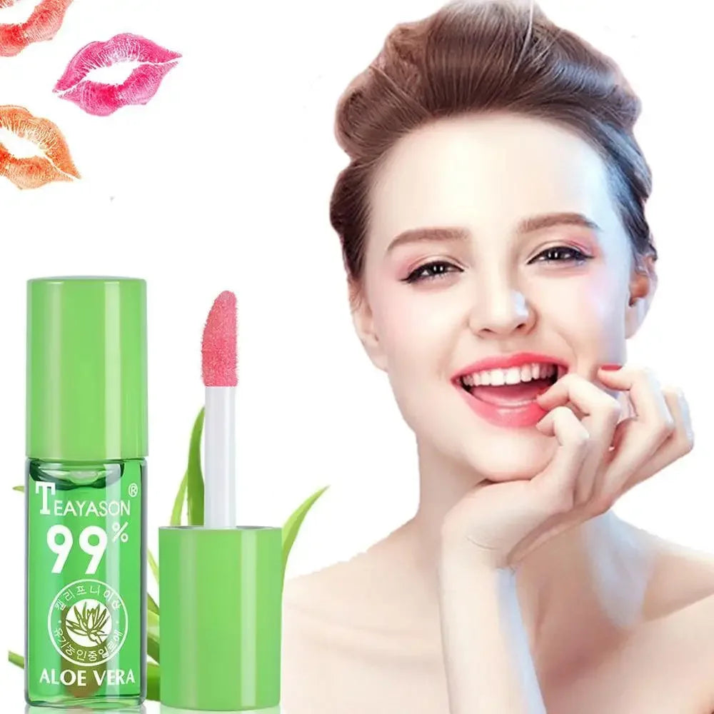 Color changing lipstick Natural Aloe Moistourizing Jelly Matte Lipsticks Beauty Long Lasting Nourish Lip Makeup Lip Balm - Seprincess