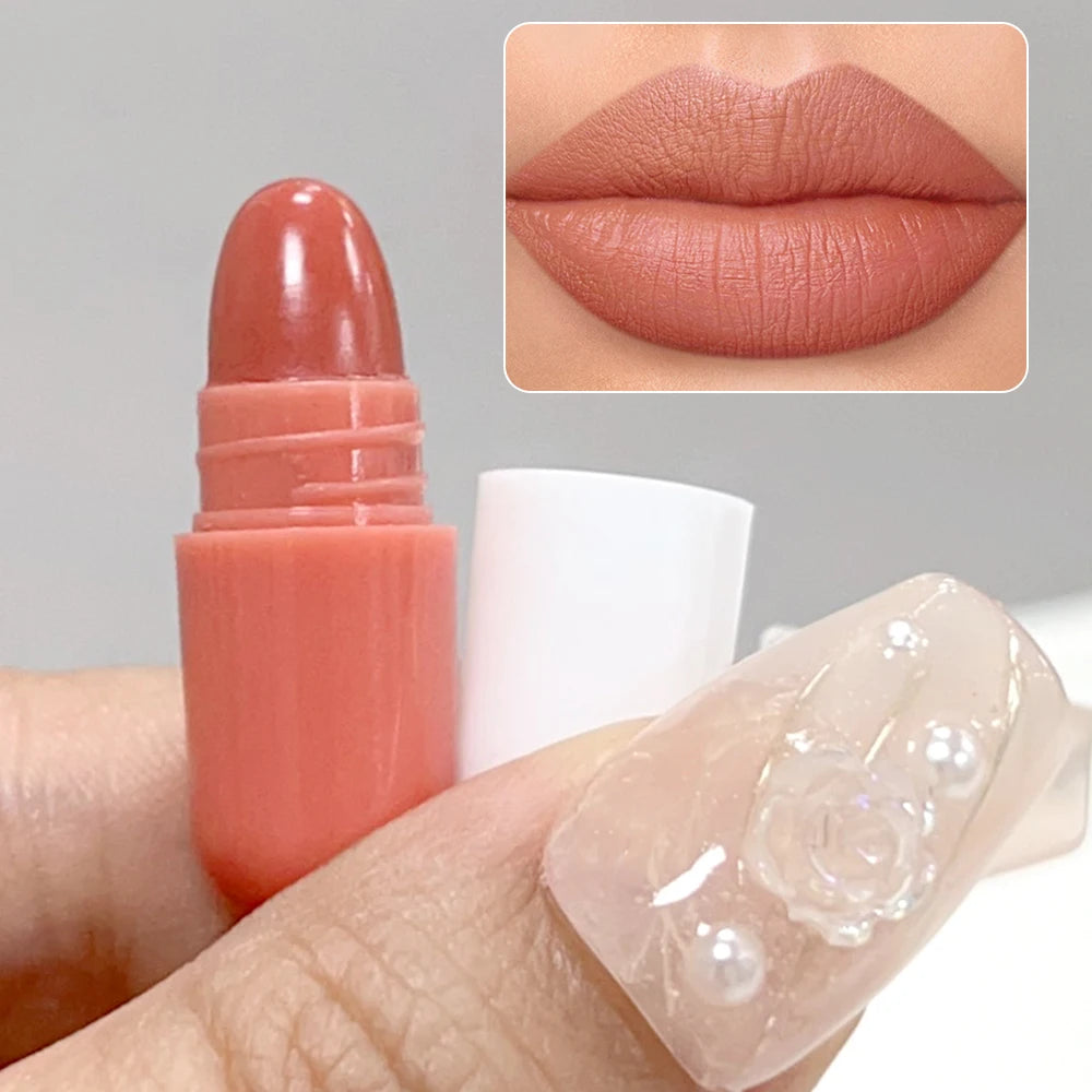 18-color Capsule Lipstick Set Waterproof Non-stick Cup Solid Lip Gloss Mini Long Lasting Matte Nude Lipstick Women Lips Makeup - Seprincess