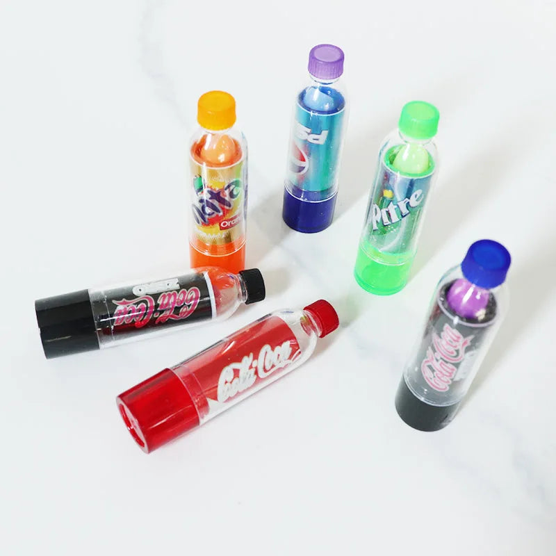 24Pcs Soda Bottle Lip Balm 6 Flavors Set Color Changing Lipstick Long Lasting Waterproof Lip Balm Wholesale - Seprincess