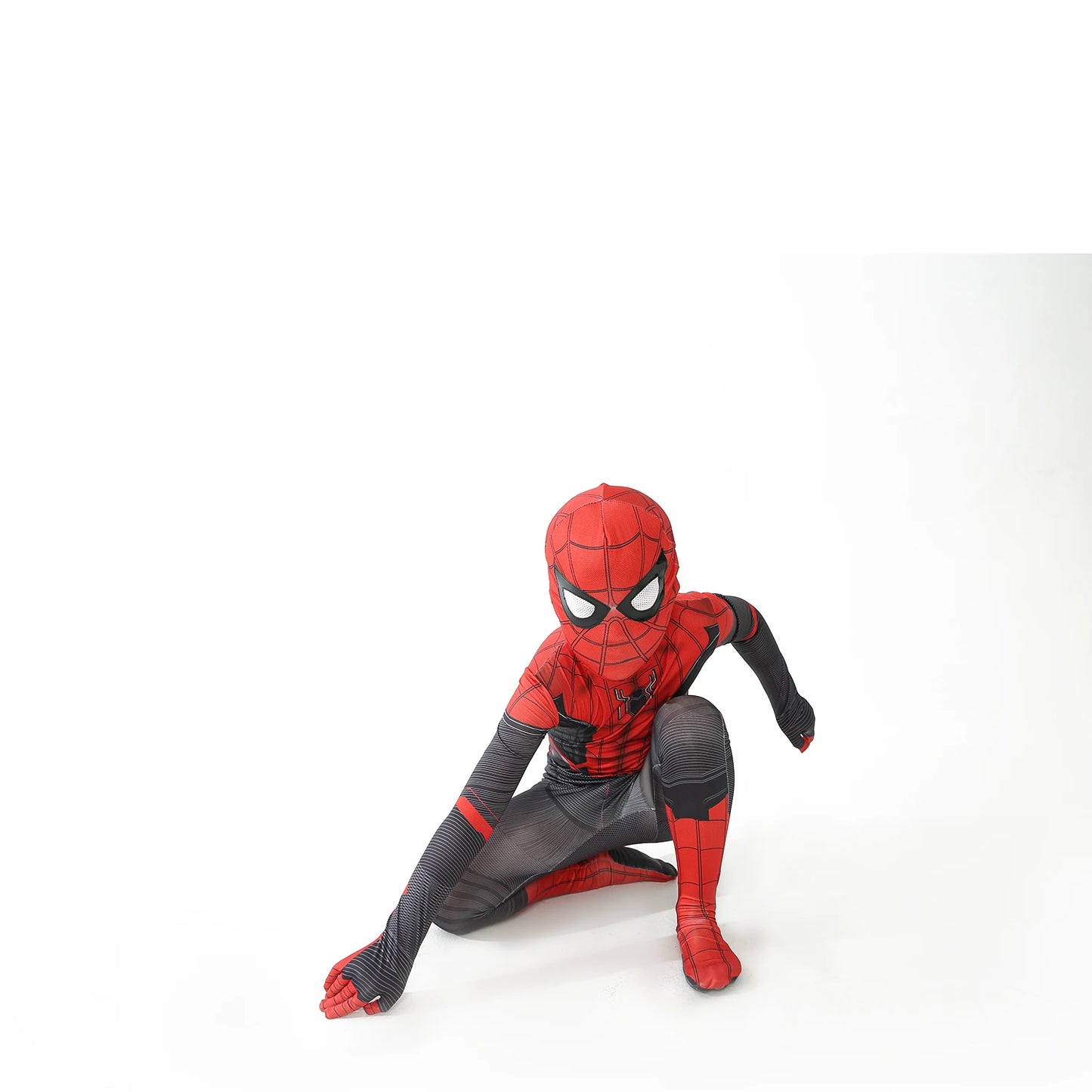 New Miles Morales Far From Home Cosplay Costume Zentai Spiderman Costume Superhero Bodysuit Spandex Suit for Kids Custom Made - Seprincess