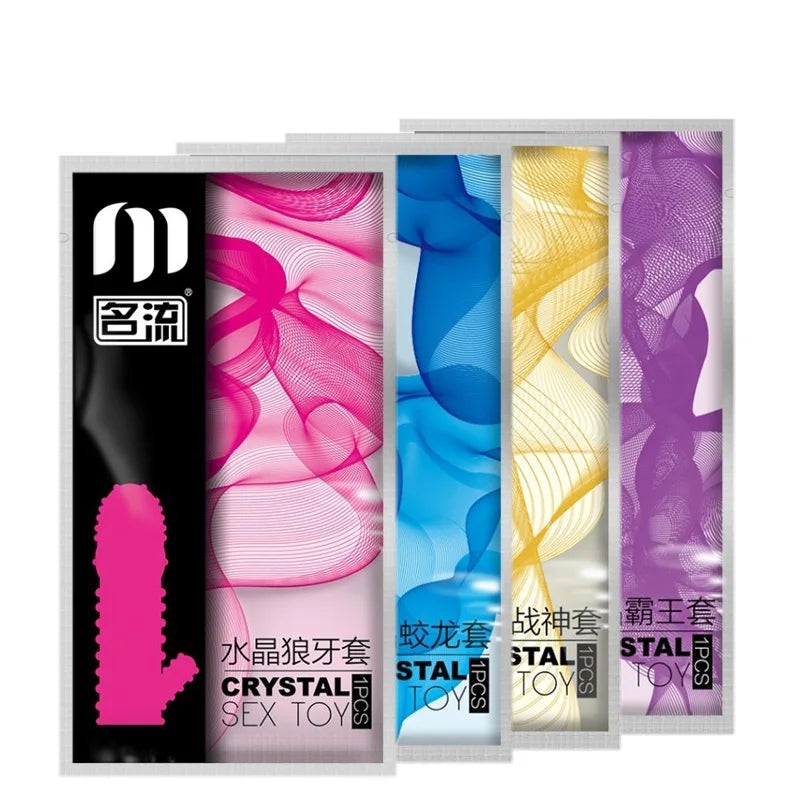 Reusable Sex Toys Special Condoms Men Spike Cock Sleeves Penis Women G Point Stimulation Orgasm Fun Sting Adult Sex Products 18+ - Seprincess