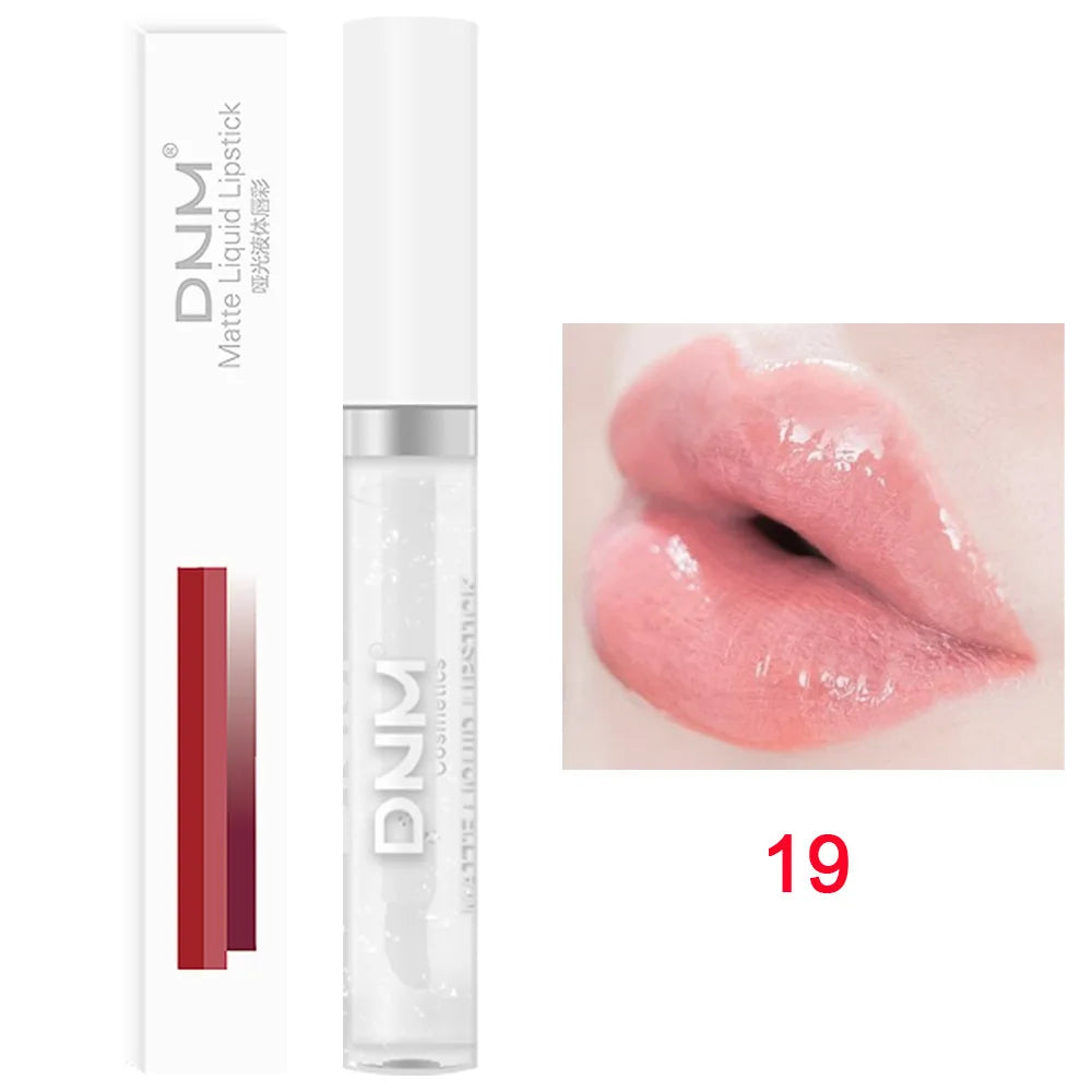 18 Colors Matte Velvet Lip Glaze Waterproof Long-Lasting Not Easy To Fade Lip Gloss Lipstick Waterproof Makeup Cosmetic Tool