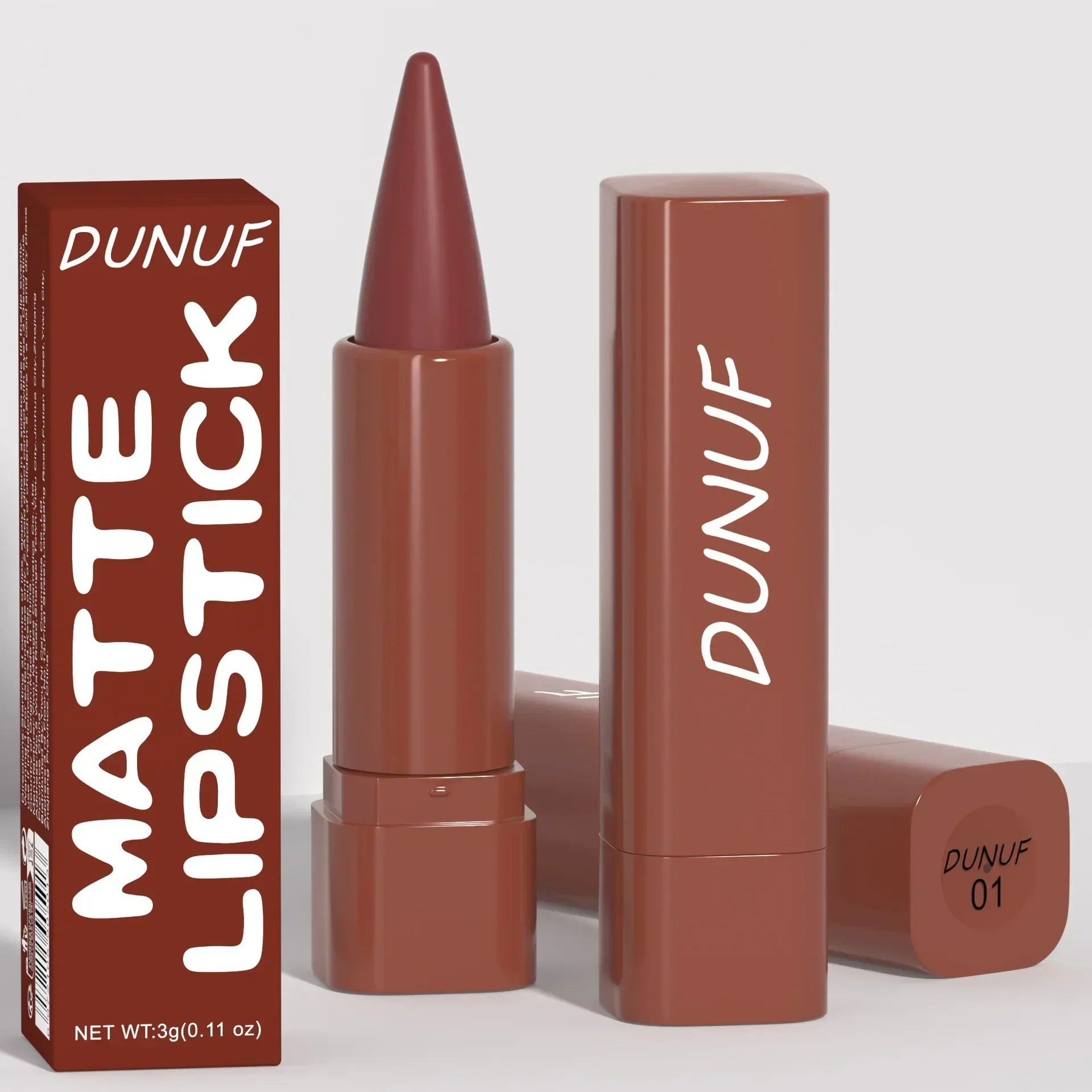 DUNUF Not-Fading Long Lasting Waterproof Velvet Matte Lipstick Lip Liner Makeup Sexy Non-stick Cup Lip stick Lipliner Cosmetics - Seprincess