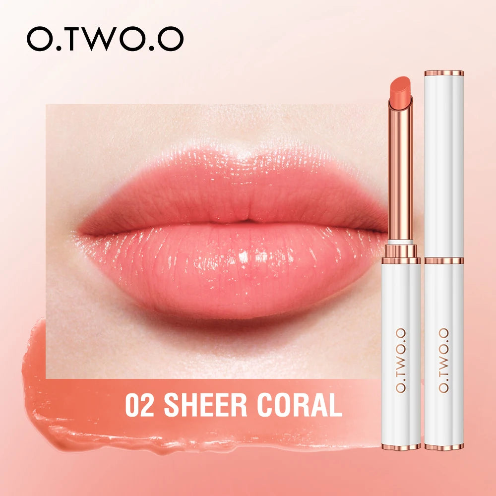 O.TWO.O Color Changing Lipstick Moisturizing Lip Balm Nourising Long Lasting Lip Gloss Natural Beeswax Lip Care Cosmetics - Seprincess