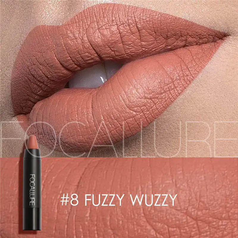 Wholesale FOCALLURE Matte Lipstick Pen Waterproof Long lasting Cosmetics Easy to Wear Lip stick Matte Lip Batom Makeup