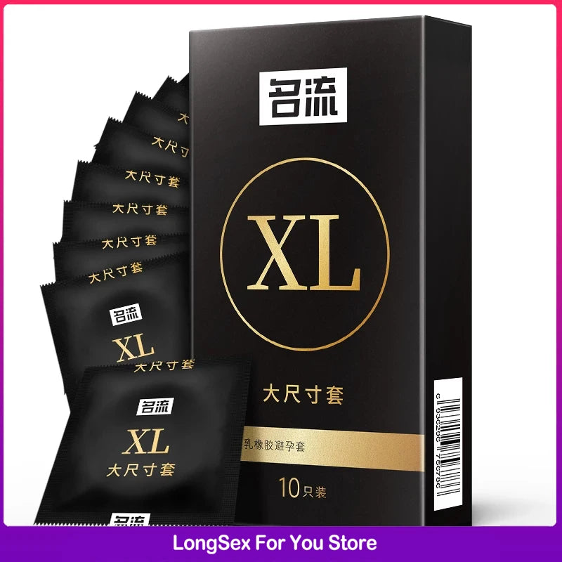 55mm Large Size Condom For Big Penis Plus Size unusual condoms Mutual Climax XL Big Condones penis sleeve female Contraceptives - Seprincess