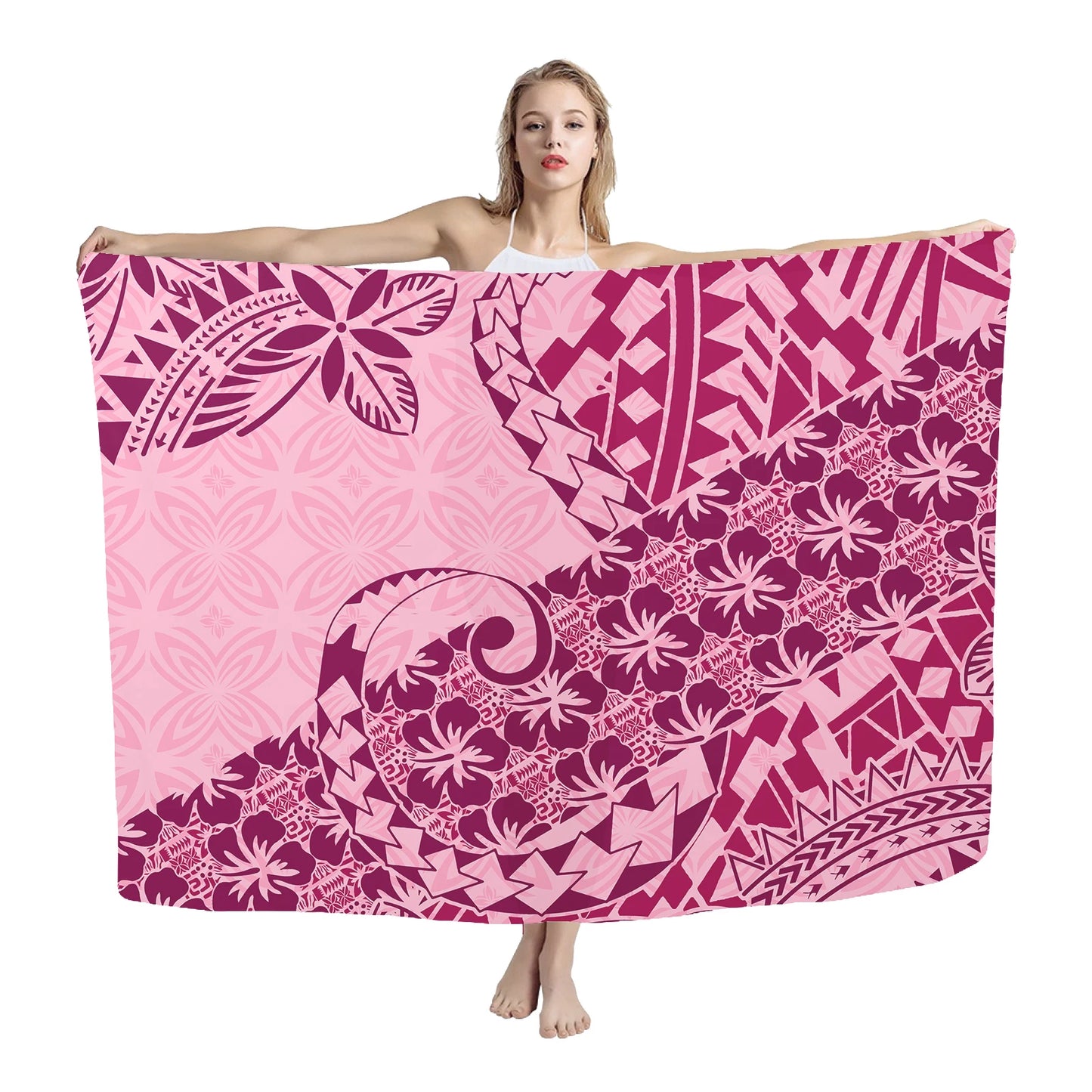 Custom design cover up swimwear cheap printed sexy mature women ladies beach sarong pareo hawaii pareos beach - Seprincess