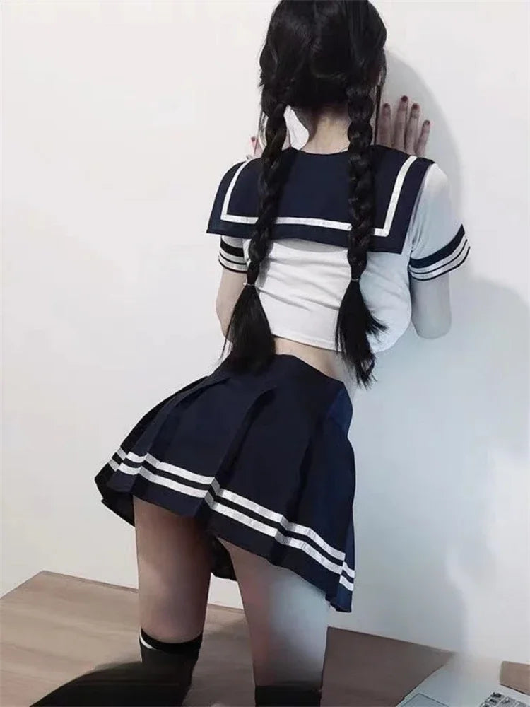 Onlyfans Cosplay Sexy Costumes Erotic Maid Dress For Couple Sex Honeymoon Plus Lolita Chemise Exotic Role Playing Fetish Apparel - Seprincess