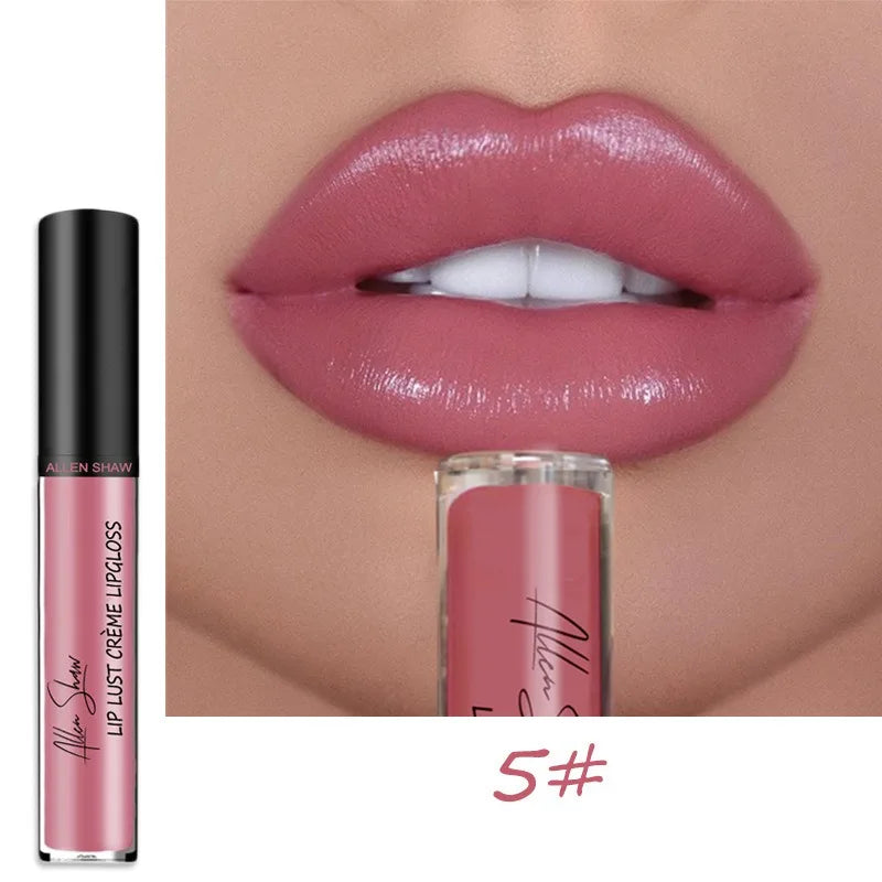 12 Colors Sexy Women Lipstick Waterproof Long Lasting Moist Lip Gloss Vivid Colorful Lipgloss Women Makeup maquiagem - Seprincess