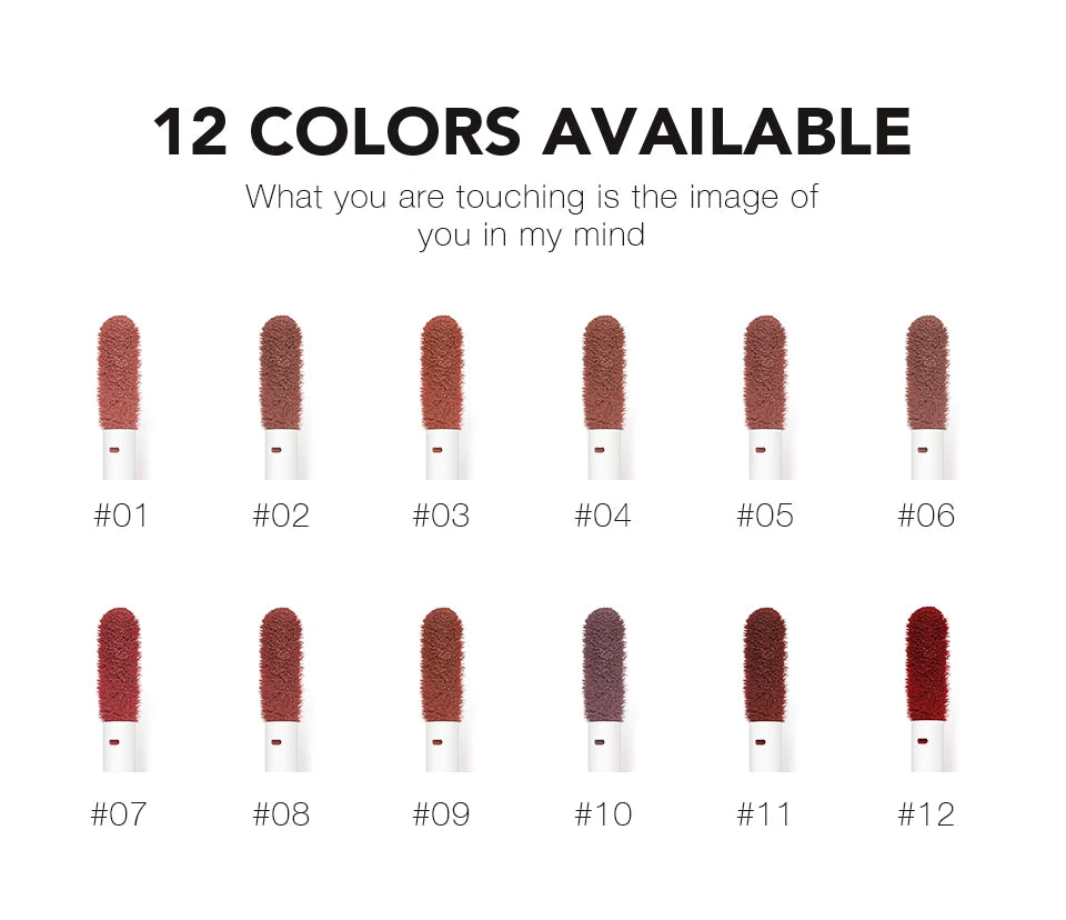 Wholesale O.TWO.O Lipstick Lip Gloss Makeup Waterproof Velvet 12 Colors Liquid Lip Stick Matte Long Lasting Sexy Red Lip Tint - Seprincess