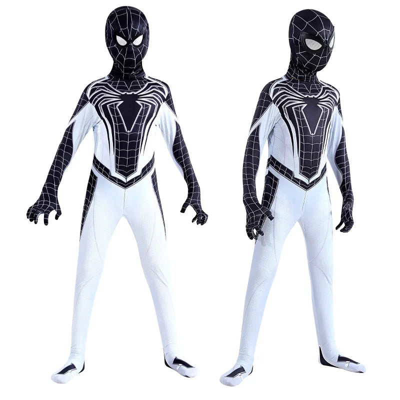 Negative Zone Spiderman Costume Child Superhero Spiderman Cosplay Jumpsuit Adult Kids Zentai Halloween Spider-Man Cosplay Suit - Seprincess